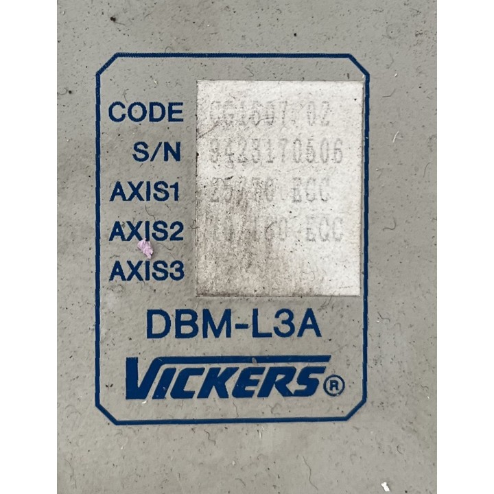 Variateur VICKERS DBM-L3A VICKERS CG1607 02