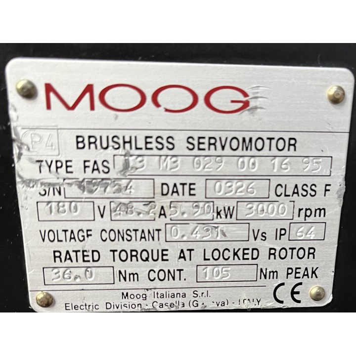 Moteur MOOG T3-M3-029-00-16-95