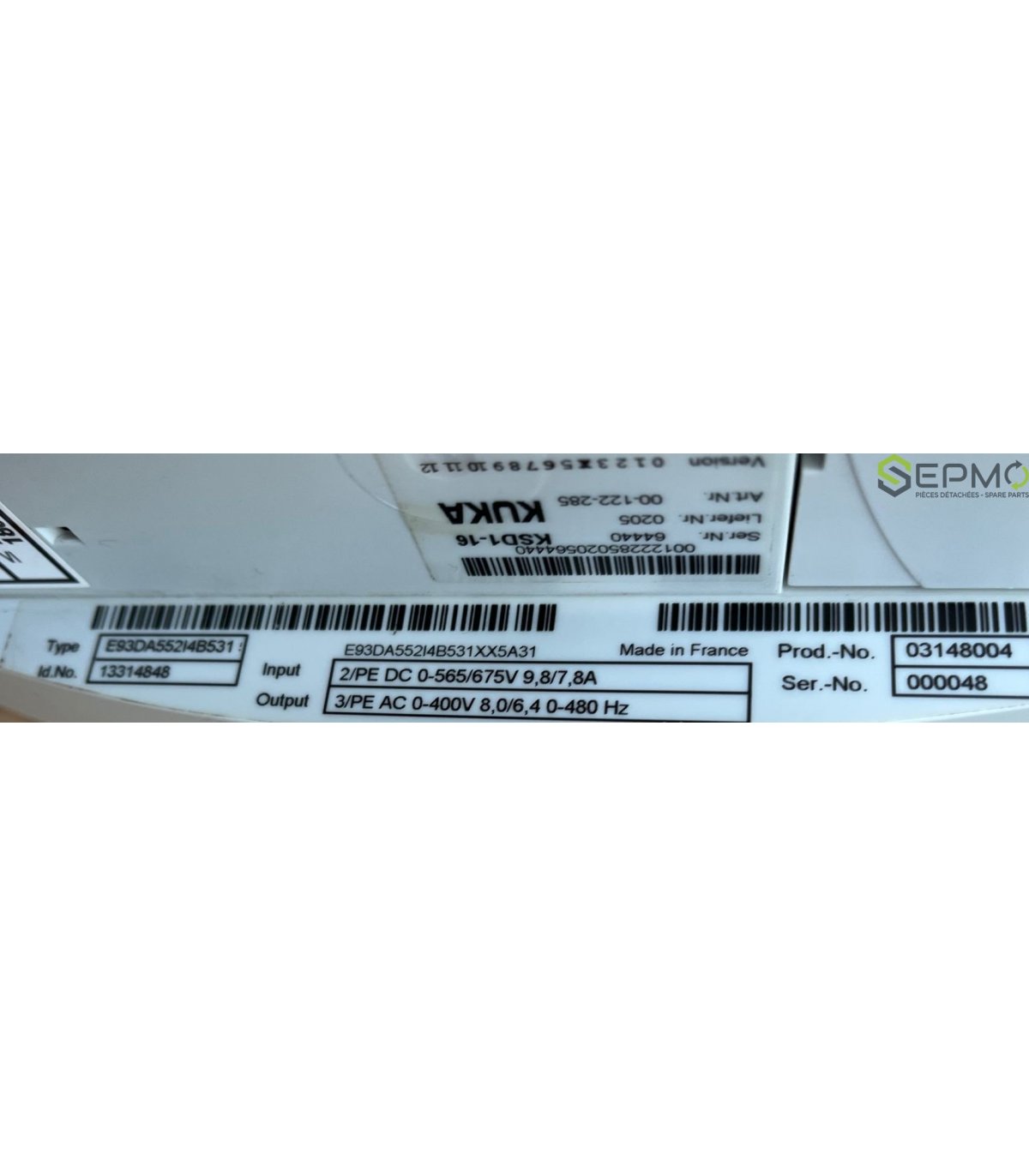 Servo Drive Kuka Ksd1-16 E93da552i4b531 - In 585v Out 480v | Parcelamento Sem Juros - Foto 8