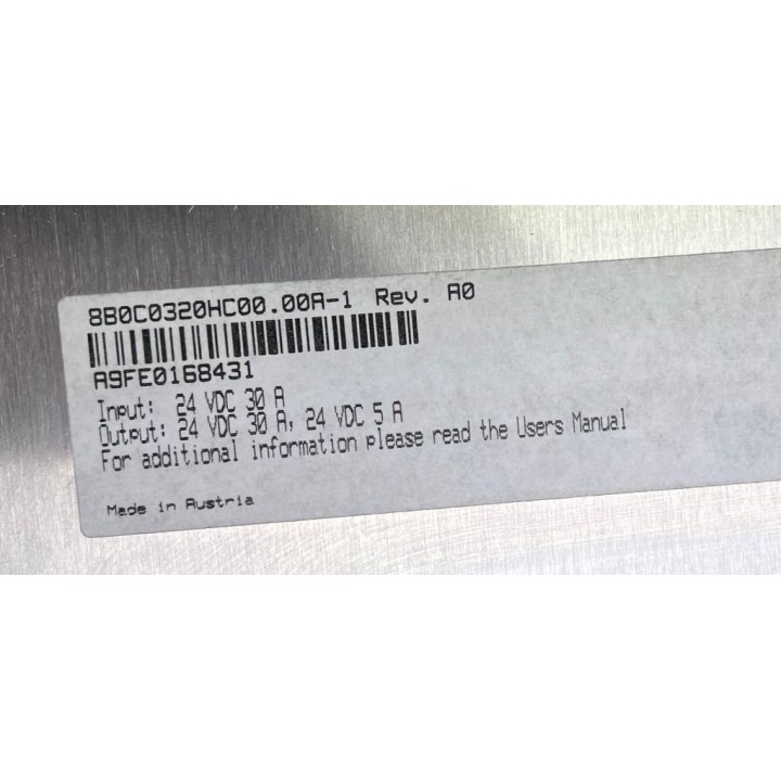 Variateur ACOPOS multi C0320 B&R 8B0C0320HC00.00A-1 Rev.A0