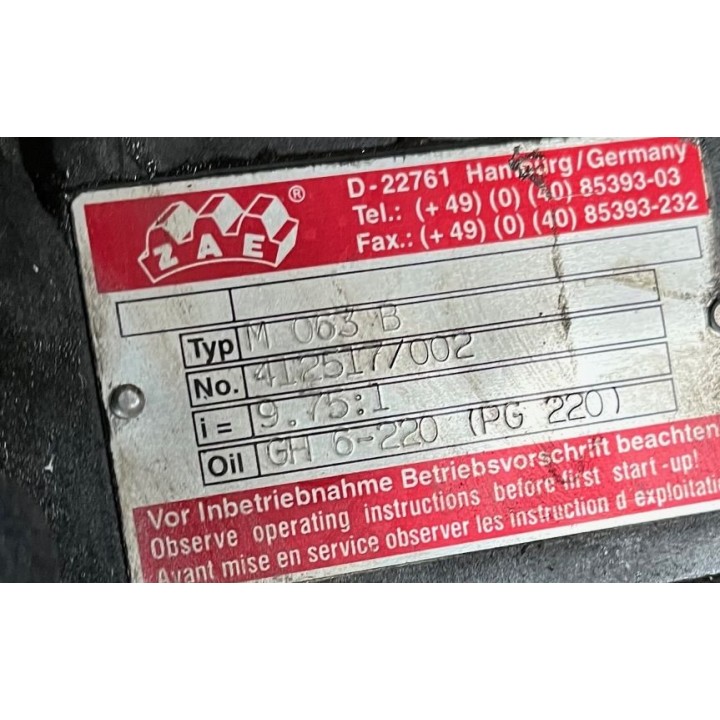 ZAE M 063 B gearboxe