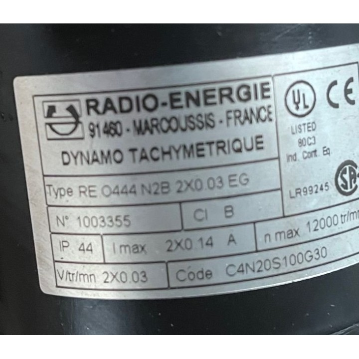 Moteur RADIO ENERGIE RE 0444 N2B 2X0.03 EG