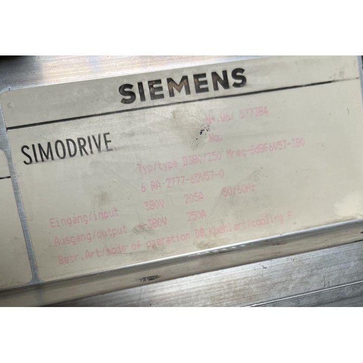 siemens 6RA2777-6DV57-0
