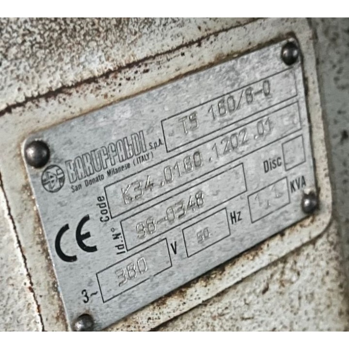 Tourelle BARUFFALDI TS160/8-0 Code K34.0160.1202.01