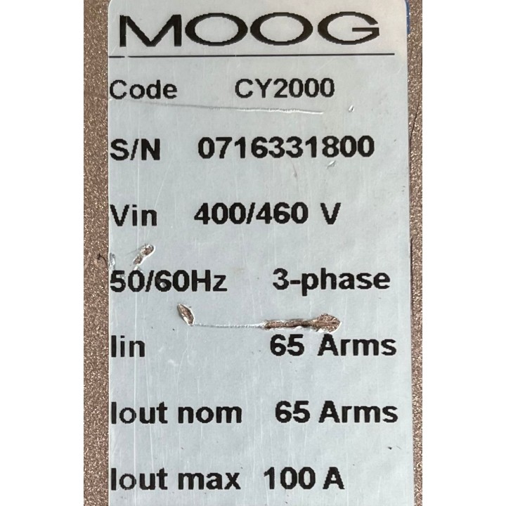 Alimentation MOOG DBM-PS/04 CY2000