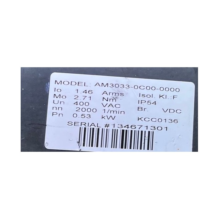 Moteur BECKHOFF AM3033-0C00-0000