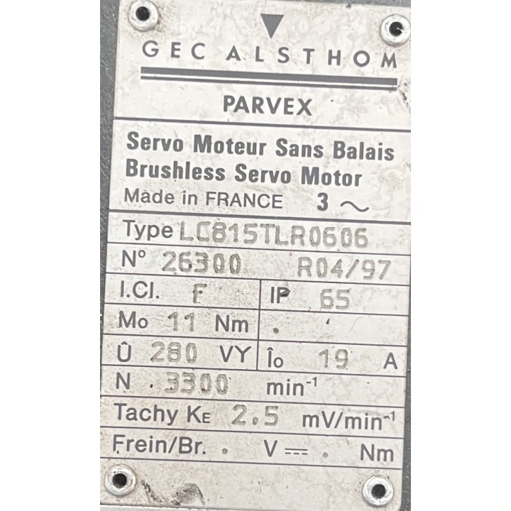 Moteur PARVEX LC815TLR0606