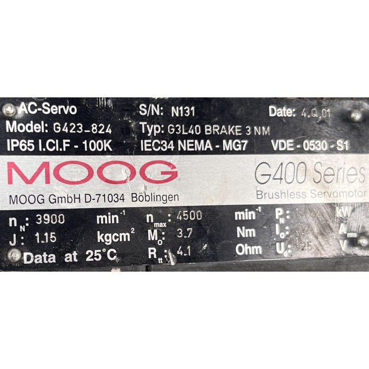 Moteur MOOG G423-824 G3L40
