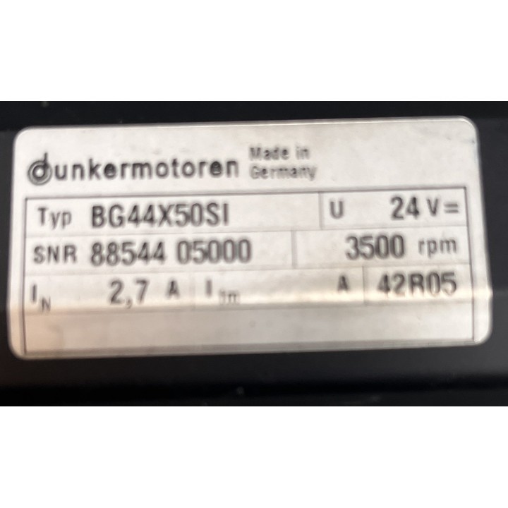 Moteur réducteur dunkermotoren BG44X50SI PLG52