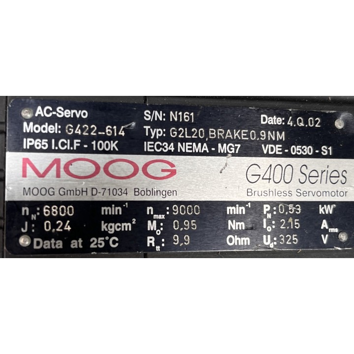 Moteur MOOG G422-614 G2L20