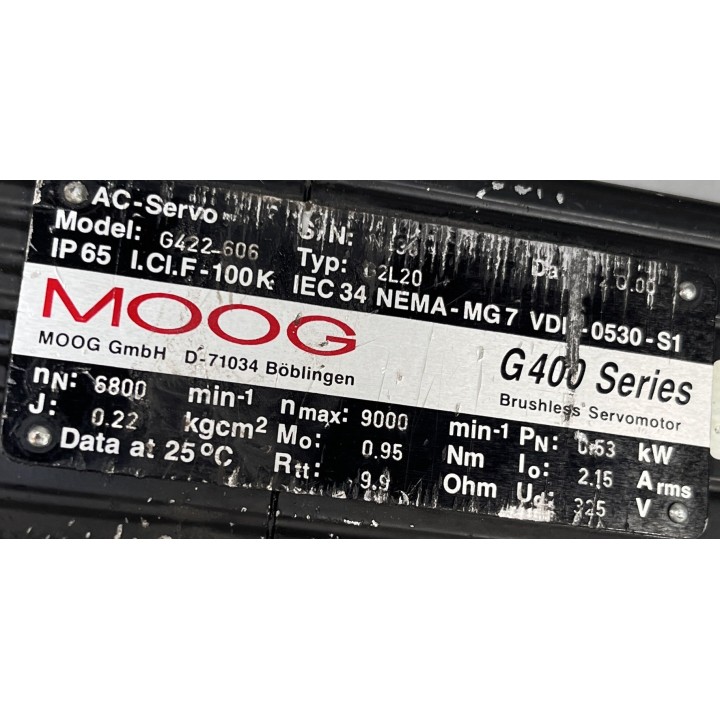 MOOG G422-606 G2L20