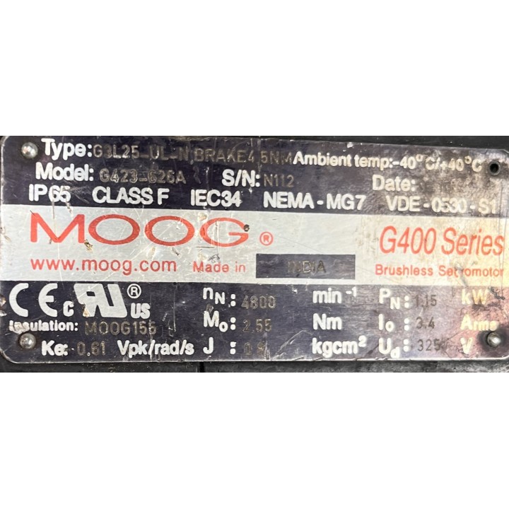 Moteur MOOG G423-626A