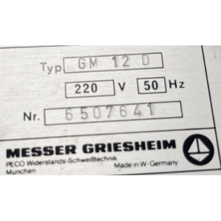 Module messer Griesheim GM 12D