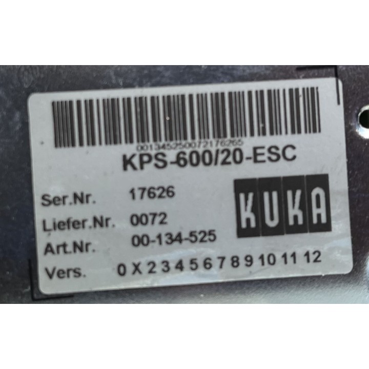 Alimentation KUKA KPS-600/20-ESC