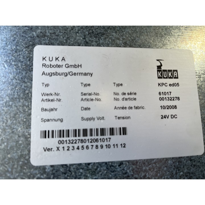 KUKA KPC ed05 KUKA 00-132-278 00132278