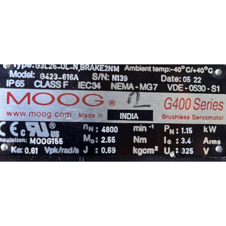 Moteur MOOG G423-616A