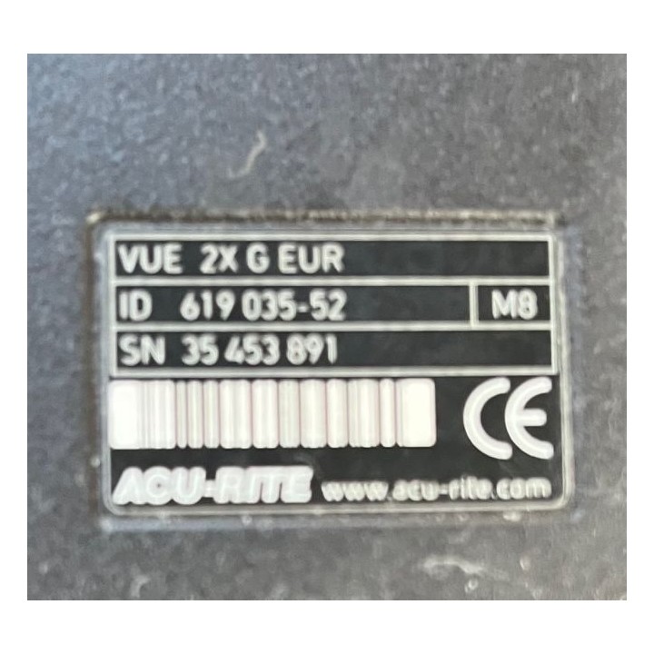 Visu ACU-RITE VUE 2X G EUR ID 619 035-52
