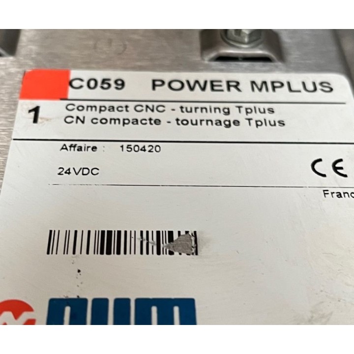 NUM C059 POWER MPLUS compact cnc turning Tplus