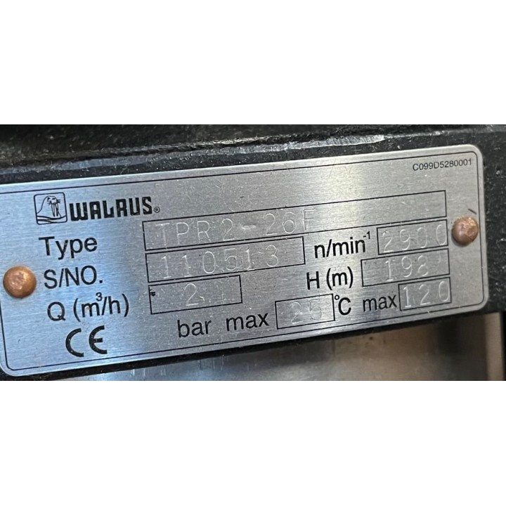 Pompe WALRUS TPR2-26F 25bar