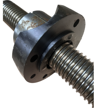 Vis et écrou monte baisse fraiseuse Huron, longueur 680 mm