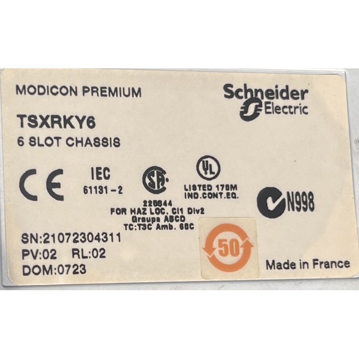 Rack Schneider Electric TSXRKY6 Modicon