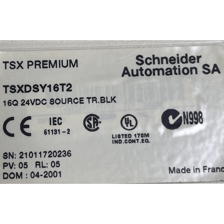 Schneider electric TSXDSY16T2