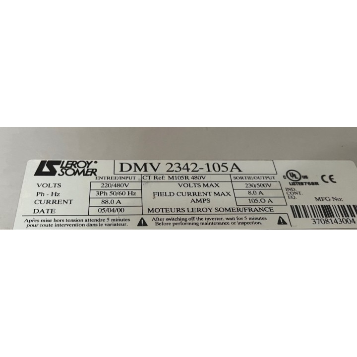 LEROY LEROY SOMER DMV 2342-105A