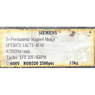 Moteur SIEMENS 1FT5072-1AC71-4FA0