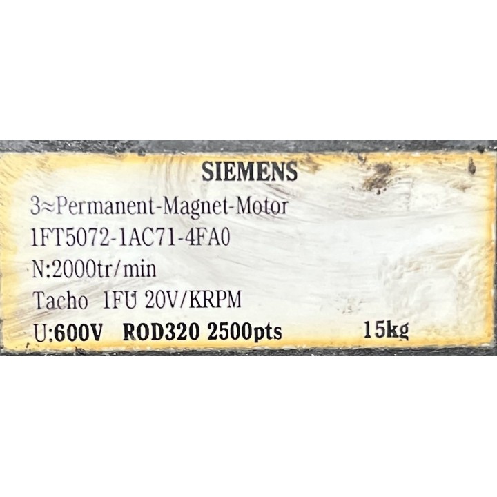 Moteur SIEMENS 1FT5072-1AC71-4FA0
