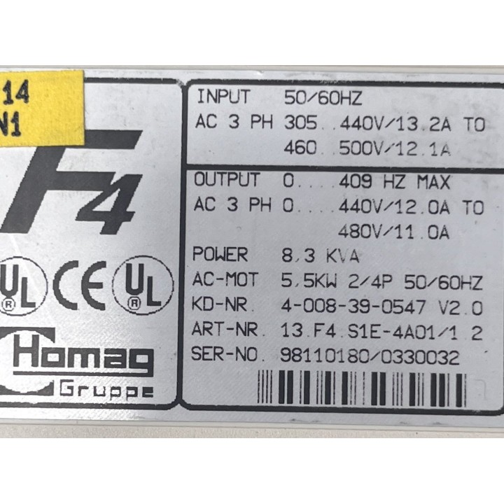 KEB HOMAG F4 13.F4.S1E-4A01/1.2