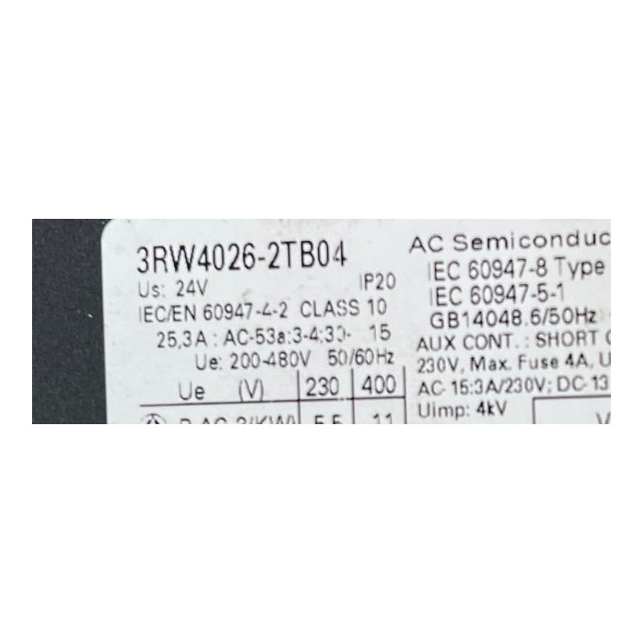 SIEMENS RW4026-2TB04