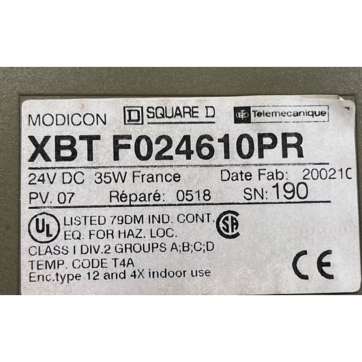 Pupitre MODICON TELEMECANIQUE XBTF024610PR