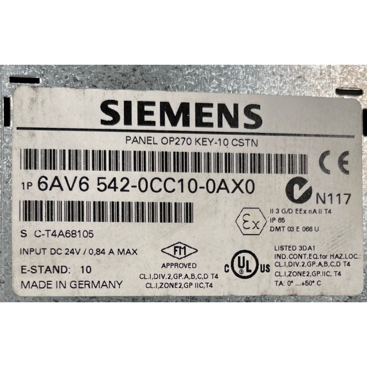 SIEMENS 6AV6542-0CC10-0AX0