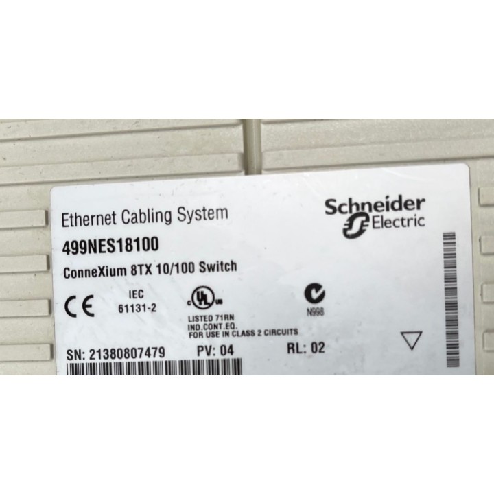 Ethernet cabling system SCHNEIDER 499NES18100