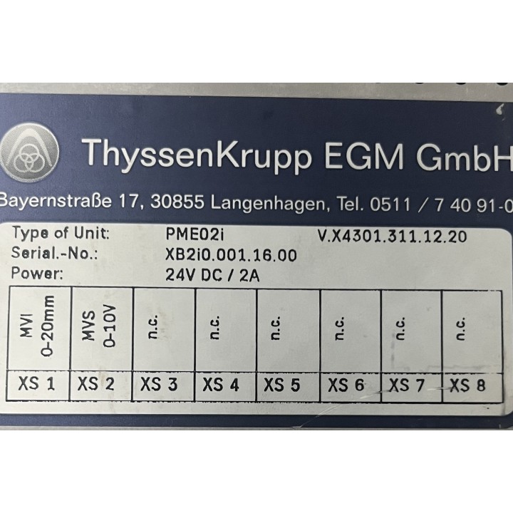 PME 02i ThyssenKrupp