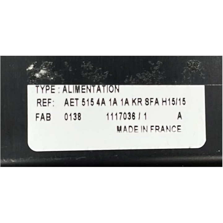 Carte alimentation FABRICOM AET5154A1A1AKR8FAH15/15