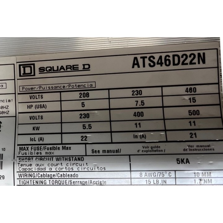 Variateur TELEMECANIQUE ATS46D22N