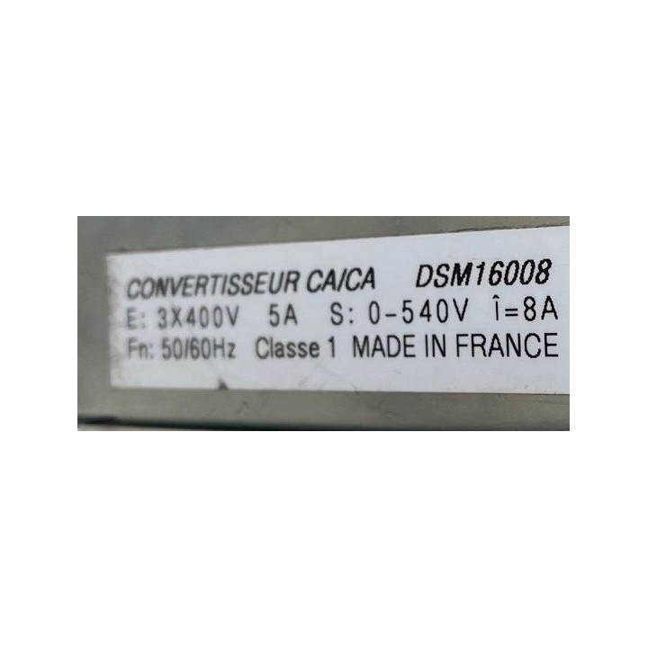 Parvex DSM 8/16 variateur PARVEX DSM16008