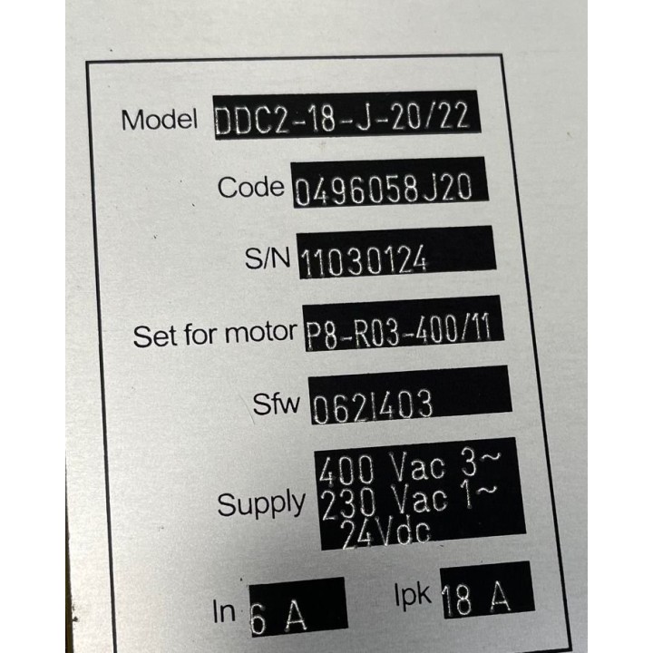 Variateur DUPLOMATIC DDC2-18-J-20/22