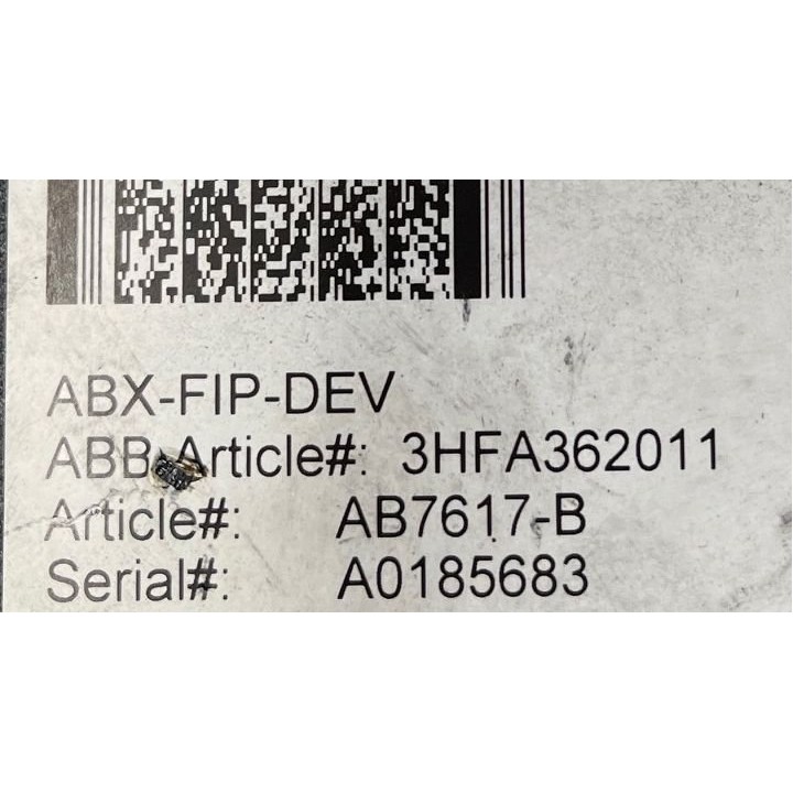 ABX-FIP-DEV 3HFA362011
