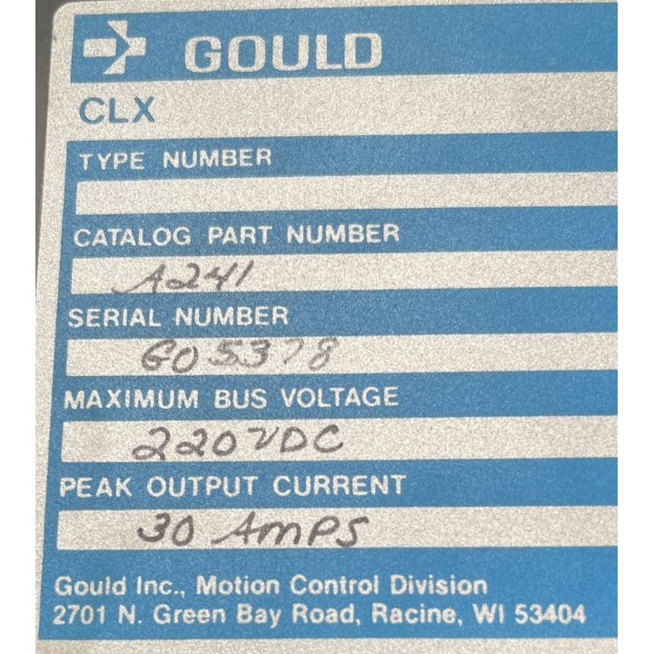 Variateur GOULD CLX A241