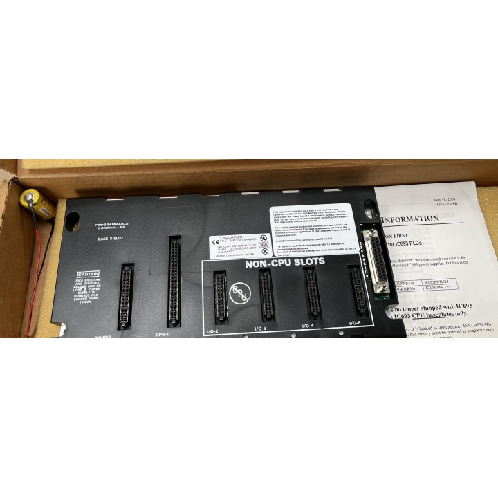 GE FANUC IC693CHS397L 5 slot base emi enhanced