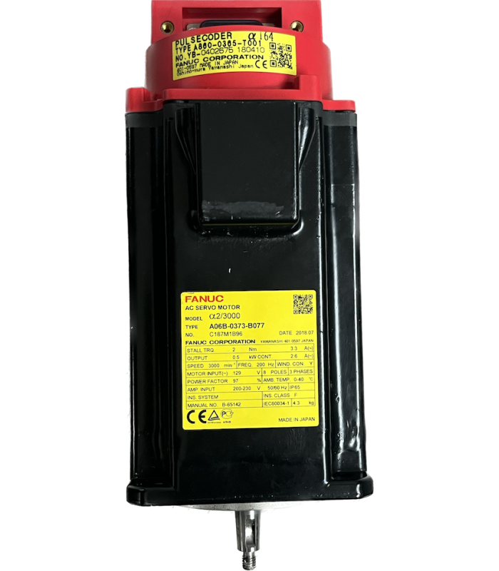 FANUC Servomotore 0.5kW A06B-0373-B577 – Usato Ma In Ottime Condizioni, Spedizione Gratis