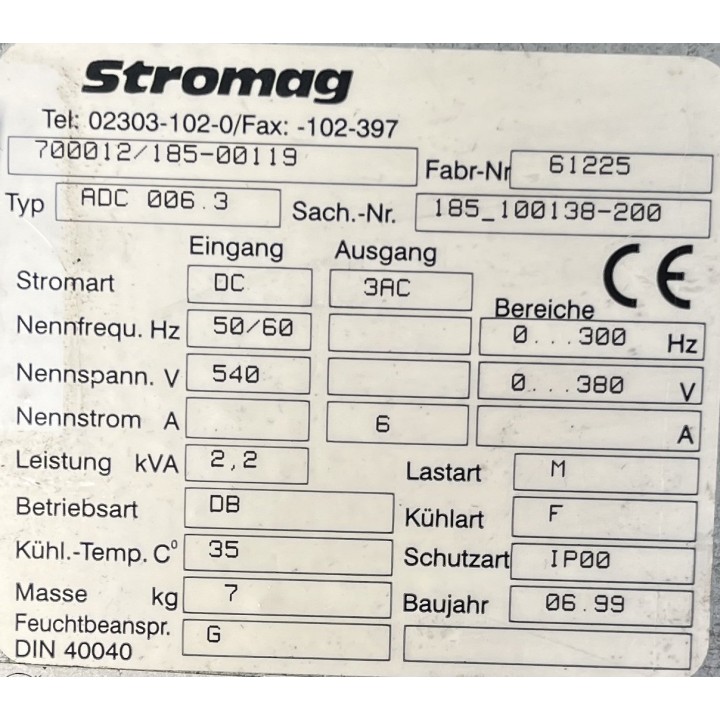 Variateur LUST ADC 006.3  185_100138-200