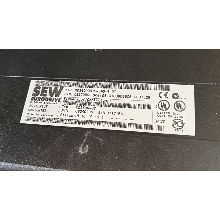 Variateur SEW MDS60A0015-5A3-4-0T