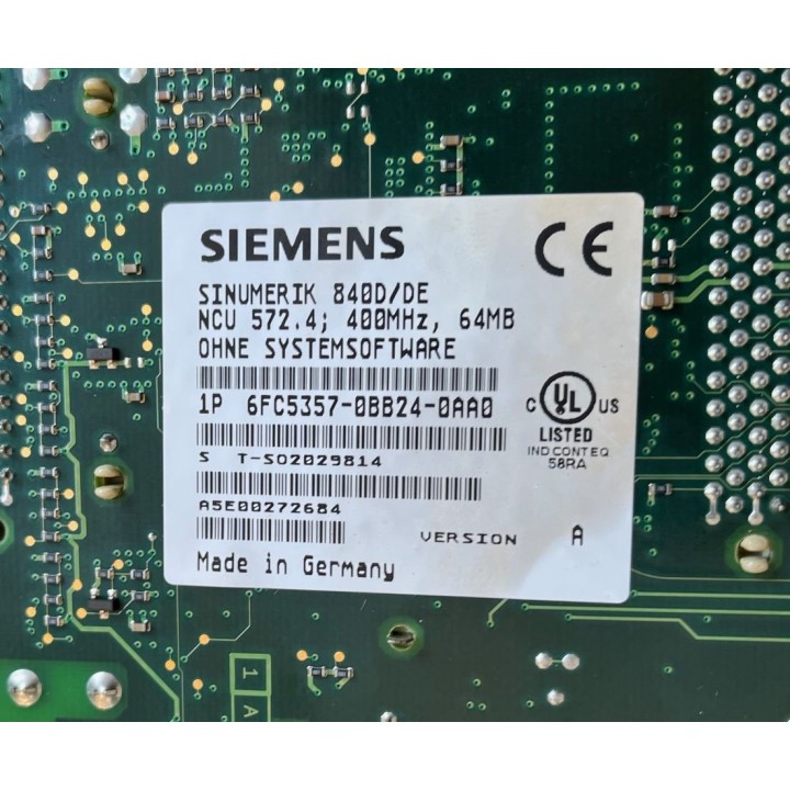 SINUMERIK 840D/DE NCU 572.4 SIEMENS 6FC5357-0BB24-0AA0