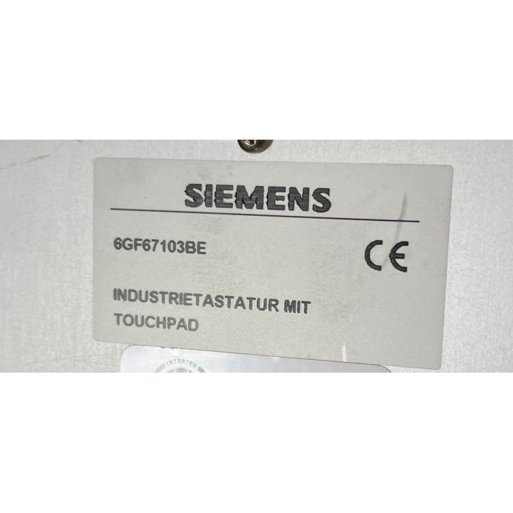 INDUSTRIETASTATUR MIT TOUCHPAD SIEMENS 6GF67103BE