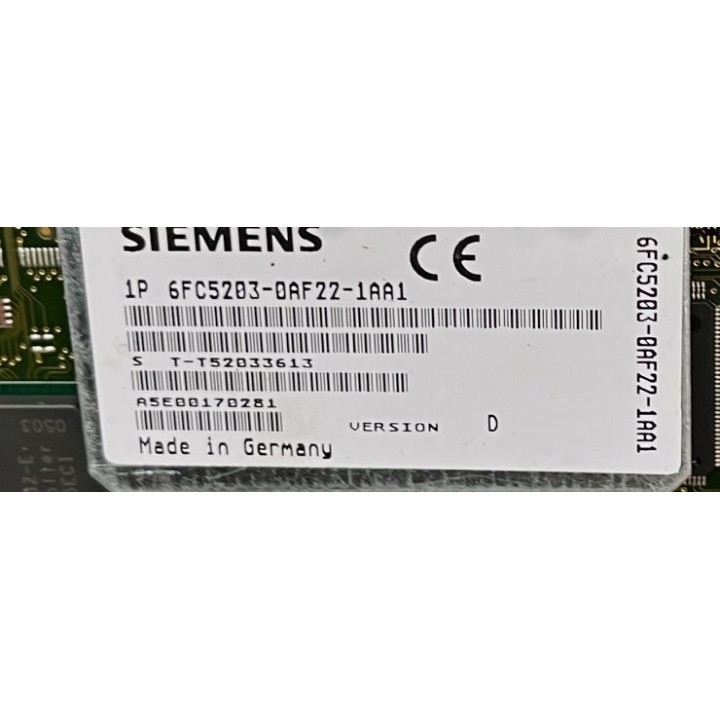 Pupitre SIEMENS 6FC5203-0AF22-1AA1