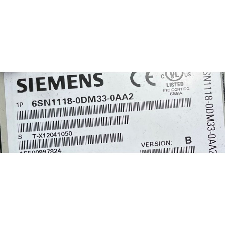 Carte SIEMENS 6SN1118-0DM33-0AA2