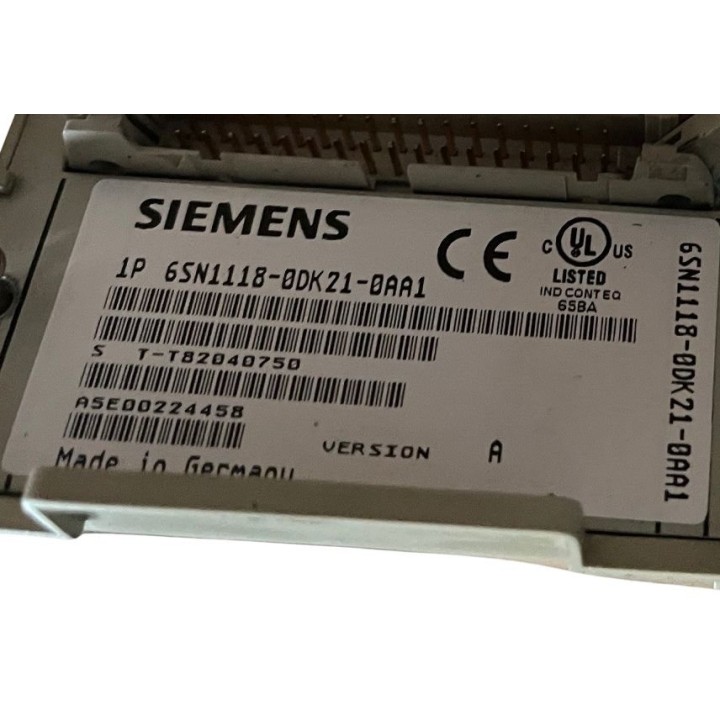 Carte SIEMENS 6SN1118-0DK21-0AA1
